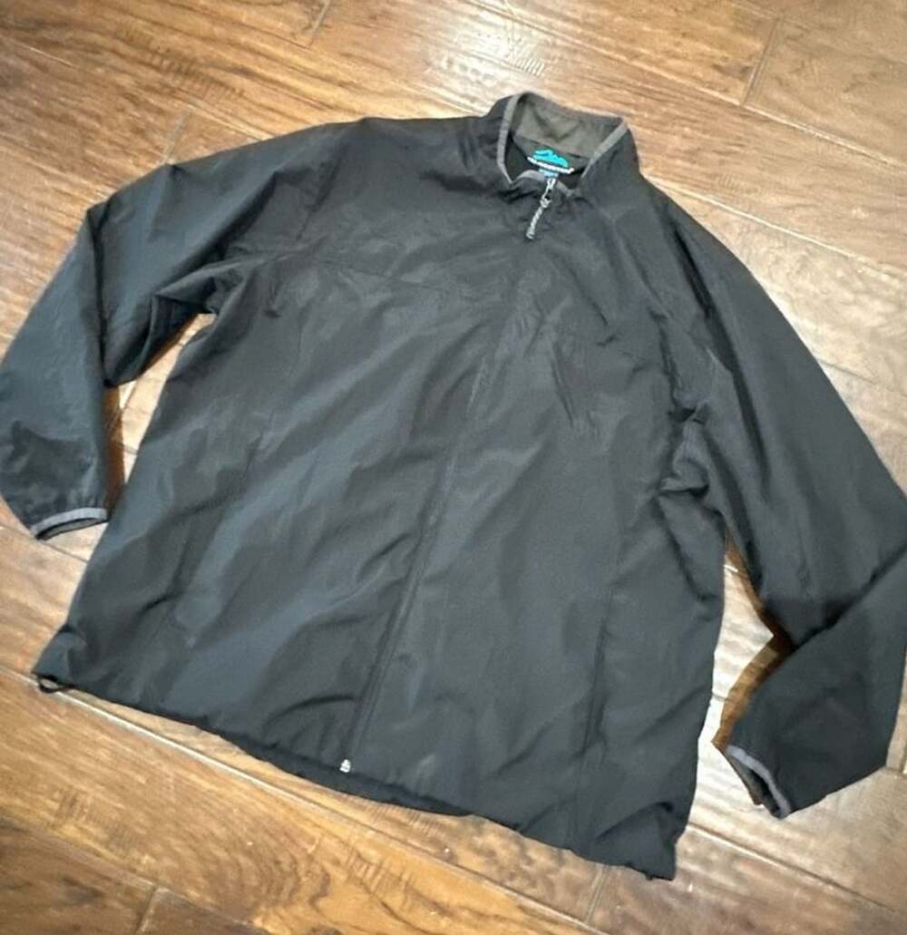 Tri-Mountain Women's 2XL Black Full Zip Windbreaker Jacket